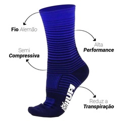 Meia para Corrida Hupi Carbono - 36 ao 42 - Adulto - Foto 2