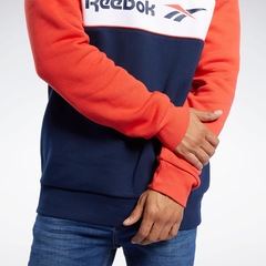 Blusão Reebok Gola Careca Classics Linear - Masculino - Foto 5