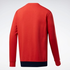 Blusão Reebok Gola Careca Classics Linear - Masculino - Foto 8