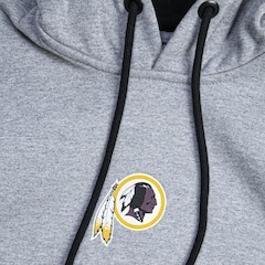 Blusão de Moletom New Era Juvenil Canguru Fechado Washington Redskins NFL - Unissex - Foto 3