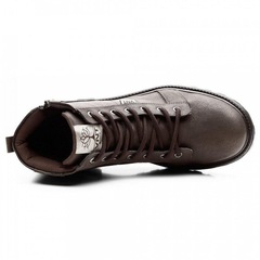 Bota Coturno Venetto Lisa com Zíper Tratorada - Masculina - Foto 5