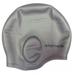 Touca Natação Cetus Cobre Orelha - Adulto - Foto 1