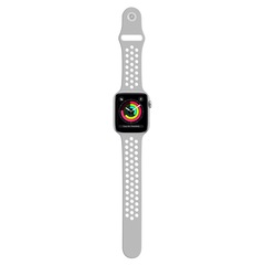 PULSEIRA SPORT APPLE WATCH 38/40 - CINZA/BRANCA WBS40GW - Foto 2