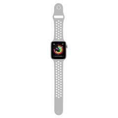 PULSEIRA SPORT APPLE WATCH 38/40 - CINZA/BRANCA WBS40GW - Foto 2