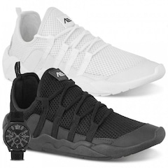 Kit Tênis Adaption Ocasion - 2 Pares + Relógio - Masculino - Foto 1