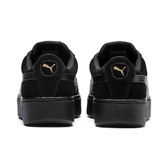 Tênis Couro Puma Vikky Stacked - Feminino - Foto 5