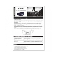 Relógio Pedômetro Liveup com Contador Digital Passos e Calorias - Foto 4