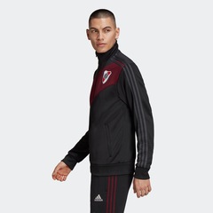 Jaqueta Moletinho River Plate adidas 3-Stripes - Masculina - Foto 4