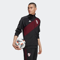 Jaqueta Moletinho River Plate adidas 3-Stripes - Masculina - Foto 6