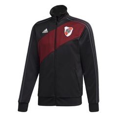 Jaqueta Moletinho River Plate adidas 3-Stripes - Masculina - Foto 1