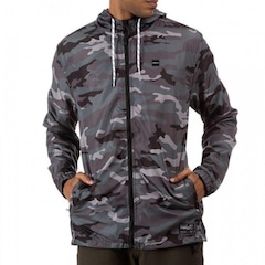 Jaqueta Corta Vento Oakley Camo Windbreaker com Capuz - Masculina - Foto 1