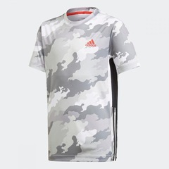 Camiseta adidas Bold Aeroready Estampada - Infantil - Foto 1