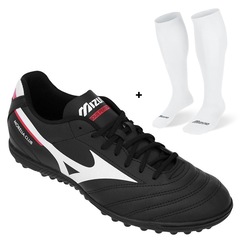 Kit Chuteira Society Mizuno Morelia Club - Adulto + Meião - Foto 1