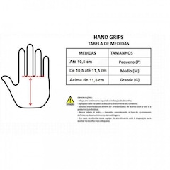 Luvas para Musculação Strap Hand Grip Yangfit - Par - Foto 4