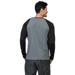Camiseta Manga Longa Extreme UV Ice Proteção Solar Raglan - Masculina - Foto 3