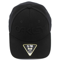 Boné Aba Curva Oakley 6 Panel Stretch Embossed - Fechado - Adulto - Foto 3