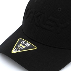 Boné Aba Curva Oakley 6 Panel Stretch Embossed - Fechado - Adulto - Foto 4