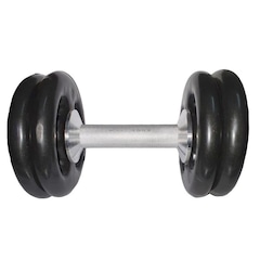 Dumbbell Ibj Plastificado - 16Kg - Foto 1