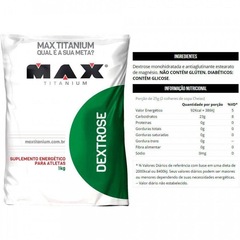 Kit Max Titanium Whey Protein Blend 2kg + Dextrose 1kg + Creatina 150g - Foto 4