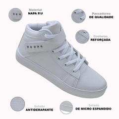 Tênis Cano Alto Sbelta Sneaker Conforto - Feminino - Foto 4