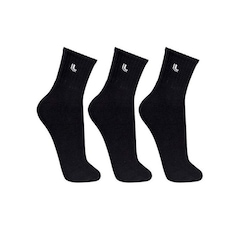 Kit Lupo com Meias Cano Alto Sport Masculinas  - 3 Pares - Foto 1