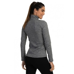 Camiseta Manga Longa Térmica Extreme UV Mescla Gola Alta com Proteção Solar - Feminina - Foto 4