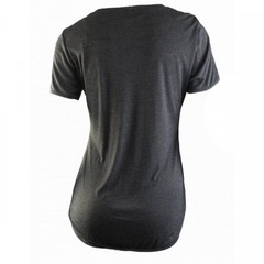 Camiseta Alto Giro Poliamida Alongada - Feminina - Foto 4