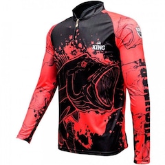 Camiseta Manga Longa King Brasil de Pesca Sublimada - Masculina - Foto 3