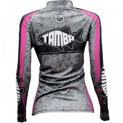 Camiseta Manga Longa de Pesca King Brasil Sublimada - Feminina - Foto 2
