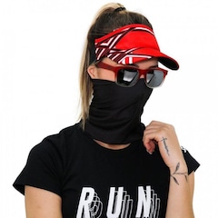 Bandana  para Corrida e Ciclismo Hupi Tubular Liso - Adulto - Foto 5