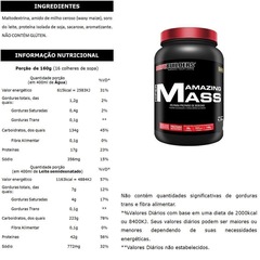 Kit Bodybuilders: Waxy Mass - Chocolate - 3kg + Amazing Mass - Chocolate - 1,5kg - Foto 3