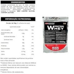 Kit Bodybuilders: Hipercalórico Waxy Mass - Morango - 3kg + Whey Protein Chocolate 500g + BCAA 100g - Foto 3