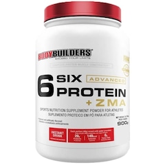 6 Six Protein Advanced Bodybuilders com ZMA - Morango - 900g - Foto 1