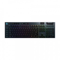 Teclado Gamer Mecânico Logitech G915 Lightspeed RGB Preto Switch GL Tactile US sem Fio - Foto 1