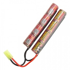 Bateria de Airsoft AEG Rossi Butterfly NiMh 9.6V 1600mAh - Foto 1