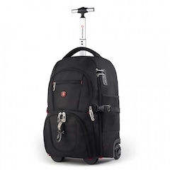Mochila de Rodinhas Crossgear para Notebook Alça de Costas - Foto 3