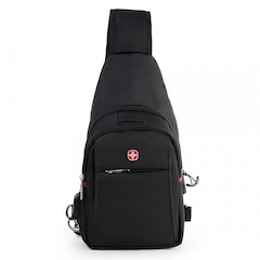 Mochila Crossgear Transversal AntiFurto Saída USB - Foto 1