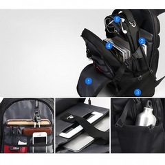 Mochila Crossgear para Notebook Esportiva Alça Reforçada Saída USB com Cadeado Embutido - Foto 7