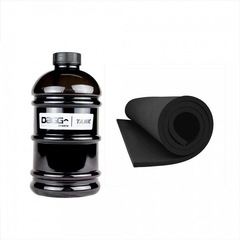 Kit de Garrafas Galão de Água Dagg Tank - 2,2 Litros + Tapete Yoga Pilates Resistente - Foto 1