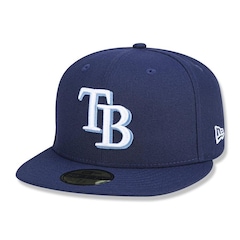 Boné Aba Reta New Era 59fifty MLB Tampa Bay Rays - Fechado - Adulto - Foto 1
