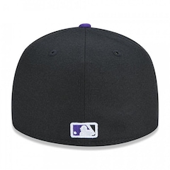 Boné Aba Reta New Era 59Fifty MLB Colorado Rockies - Fechado - Adulto - Foto 4