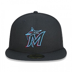 Boné Aba Reta New Era 59Fifty MLB Miami Marlins - Fechado - Adulto - Foto 2