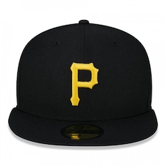 Boné Aba Reta New Era 59FIFTY MLB Pittsburgh Pirates - Fechado - Adulto - Foto 2