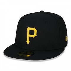 Boné Aba Reta New Era 59FIFTY MLB Pittsburgh Pirates - Fechado - Adulto - Foto 1
