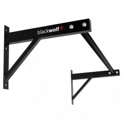 Kit Barra Fixa Blackwolf Pull Up Bar + Paralela Dip de Parede - Foto 1