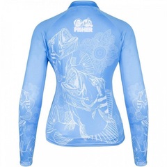Camiseta Manga Longa de Pesca Go Fisher Tucunaré Açu GOG07 - Feminina - Foto 2