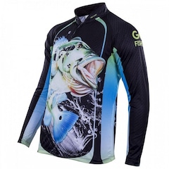 Camiseta Manga Longa de Pesca Go Fisher Tucunaré GO02 - Masculina - Foto 3