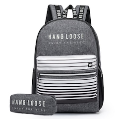Kit  Hang Loose Mochila  Reforçada - 19 Litros +  Estojo - Foto 1