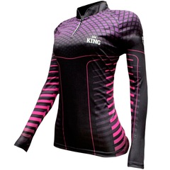 Camiseta Manga Longa De Pesca Sublimada King Brasil Sport01 - Feminina - Foto 3