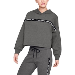 Blusão de Moletom com Capuz Under Armour Taped Fleece - Feminino - Foto 1